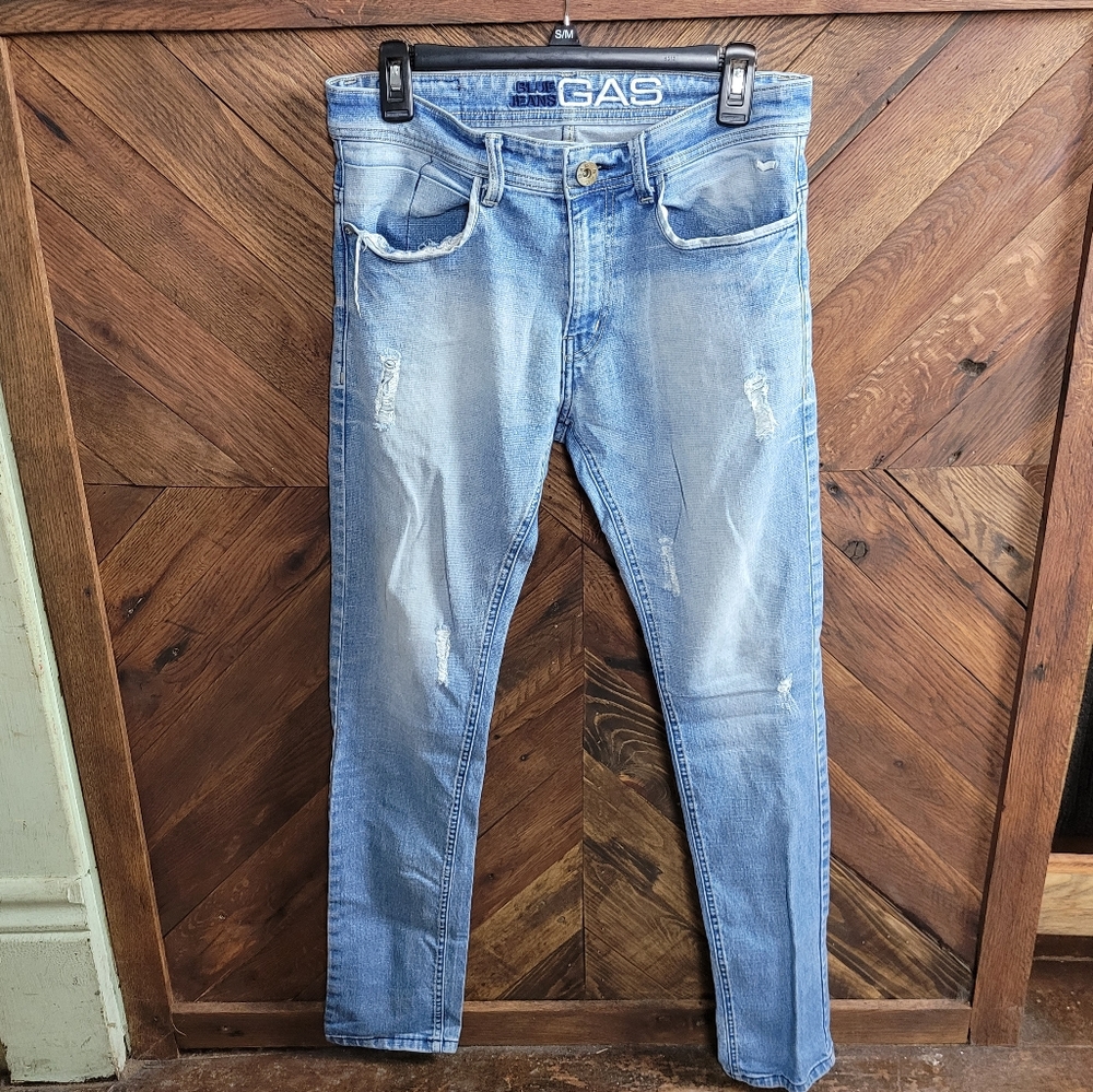 Gas distressed Men's Jeans
